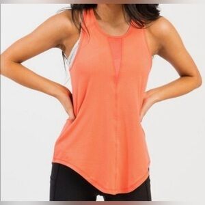 ZYIA Active Women’s Orange/Coral Racerback Workout Tank